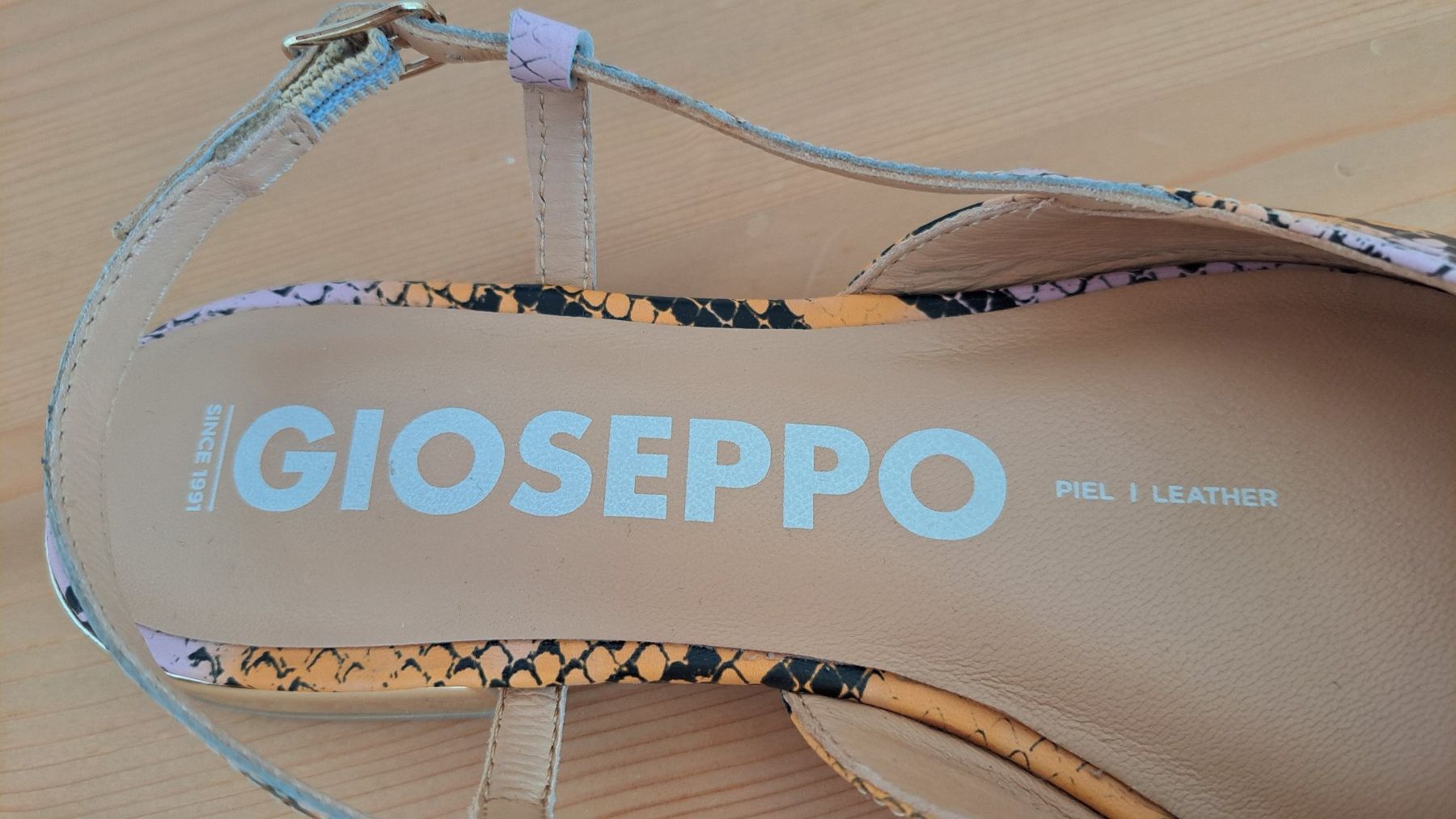 Scarpe da donna: Sling Pumps Ballerina Gr. 38, Leder multicolor – Nuovo (secondo la descrizione) da Glarus venduto da Froschteich 3