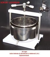 55318 - EDELSTAHL Beerenpresse 12 Liter Obstpresse