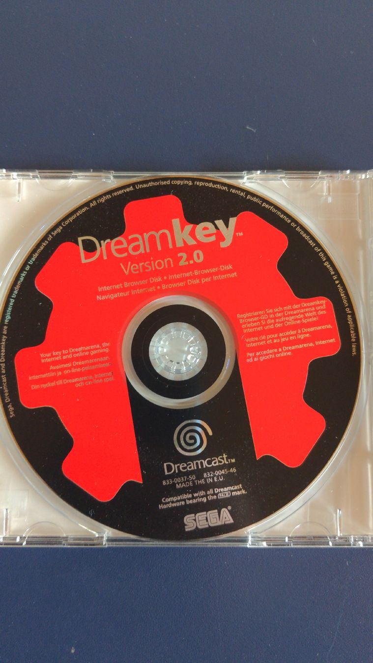 Software: Dreamkey Version 2.0 Internet Browser Disk für Dreamcast – Usato da Niederscherli venduto da Mon_Art 2