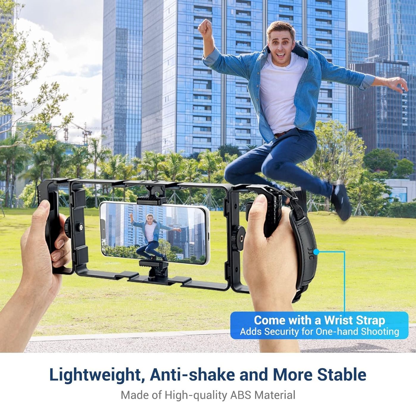 Wandhalterungen: Rig Pro Smartphone Stabilisator mit Fernbedienung + Grip Set – Neu und originalverpackt aus Châtelaine von topshop.switzerland 3