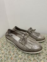 Champagnergold Mocassins / Loafers by Walder Size 42