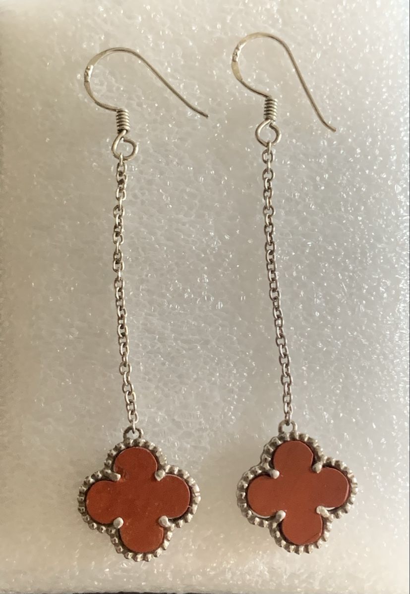 Orecchini pendenti & Orecchini a lobo: Boucles oreilles argent et cornaline – Nuovo (secondo la descrizione) da Gland venduto da TallyEva 4
