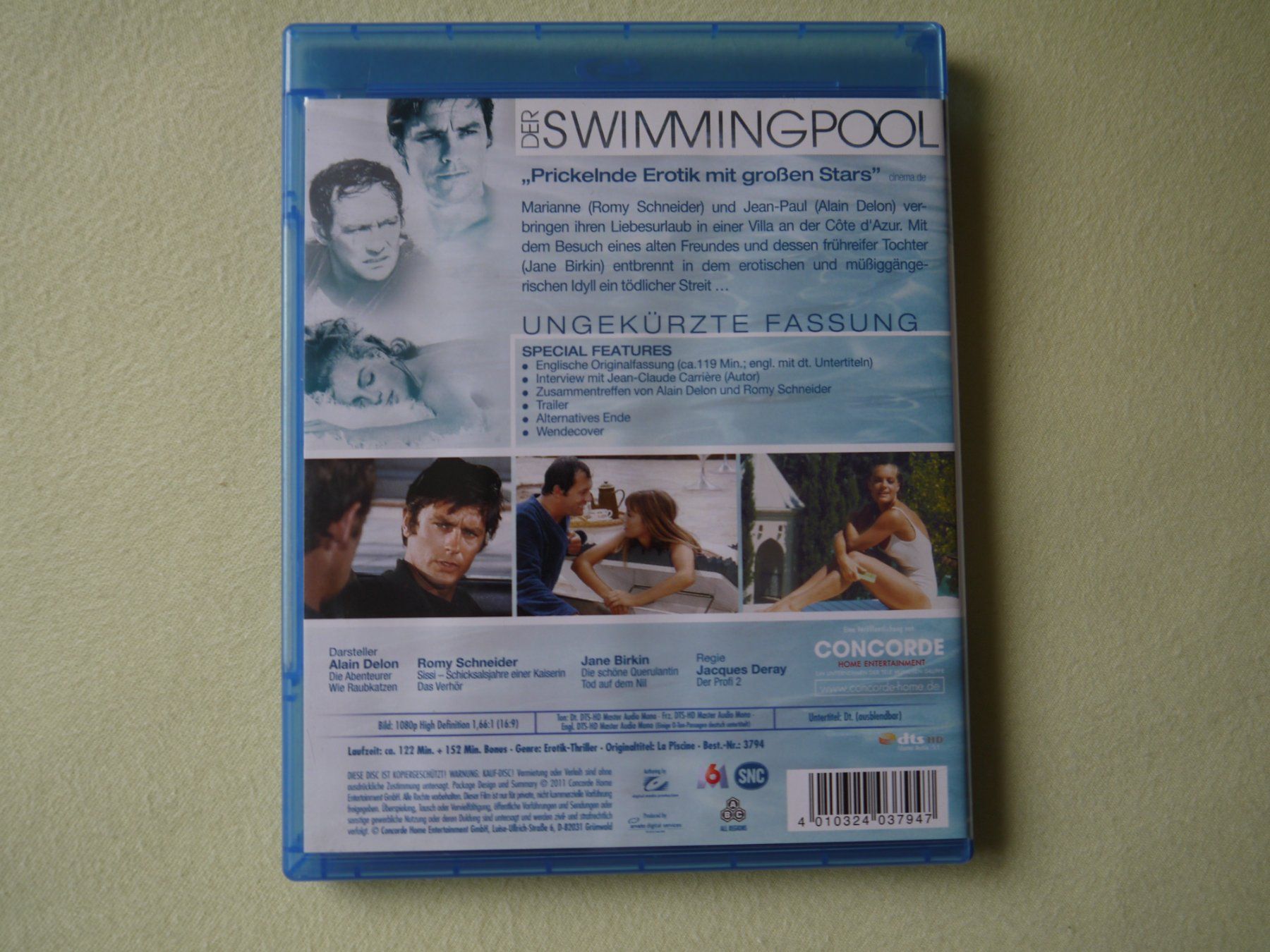 DER SWIMMINGPOOL - Alain Delon/Romy Schneider - uncut Versio (Gebraucht ...