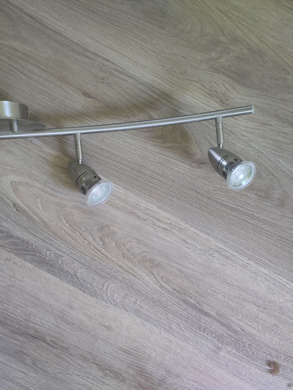 Lampadari & plafoniere: Deckenleuchte 4-flammig silberfarben gebraucht – Usato da Wetzikon ZH venduto da LasagneD 1
