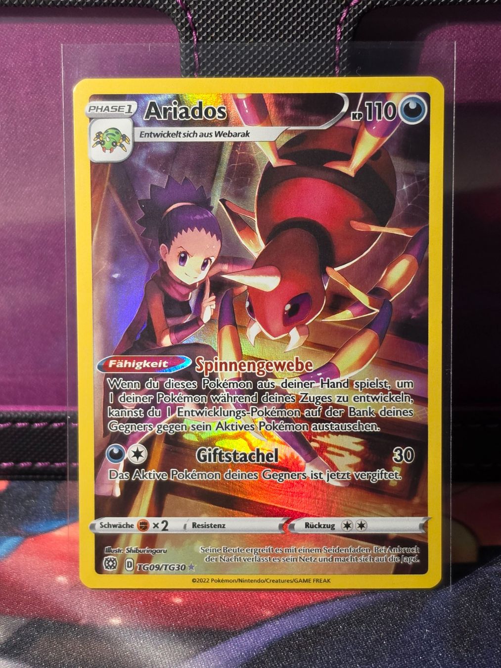 Pokémon Sammelbilder & Trading cards: Ariados TG09 – Gebraucht aus Binningen von oscark77