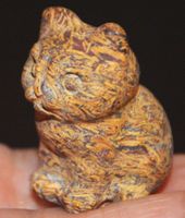 Deko Heilstein D-926 – Katze Elefantenhaut Jaspis 30x20mm