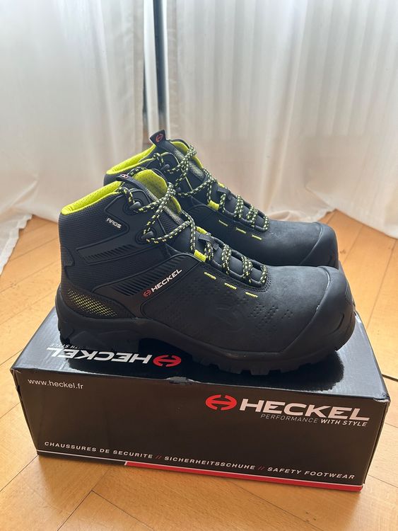 Heckel Macjump 2.0 S3-Arbeitsschuhe Aus Leder – Für Damen & Herren | Metallfrei, Wasserabweisend, Mit Zehenschutz