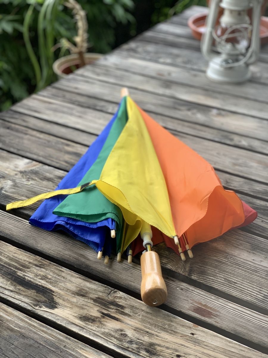 Ombrelli: Regenschirm-Regenbogen – Usato da Egg b. Zürich venduto da Flummi 5