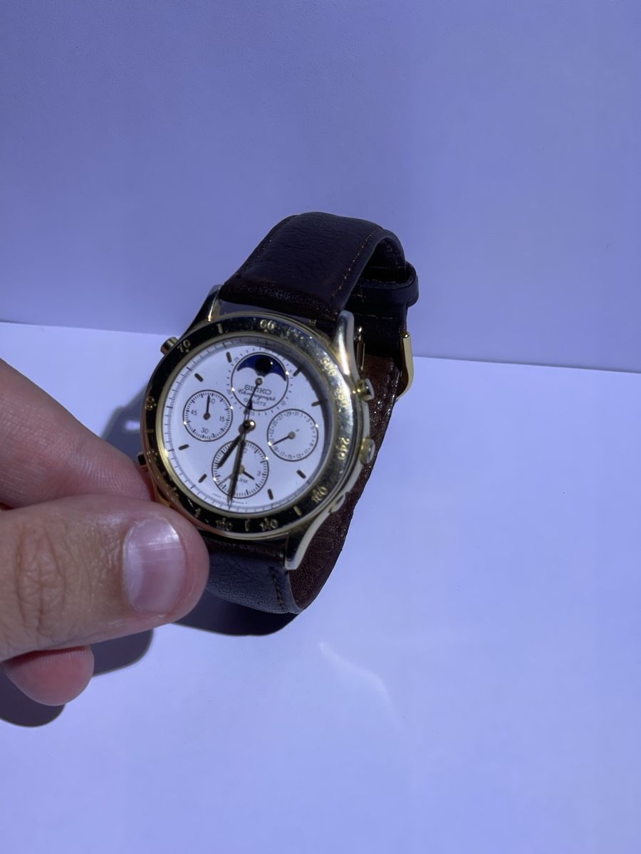 Seiko Orologi: Seiko Moonphase Chronograph Quartz – Difettoso da Frauenfeld venduto da Toni_Chronicels