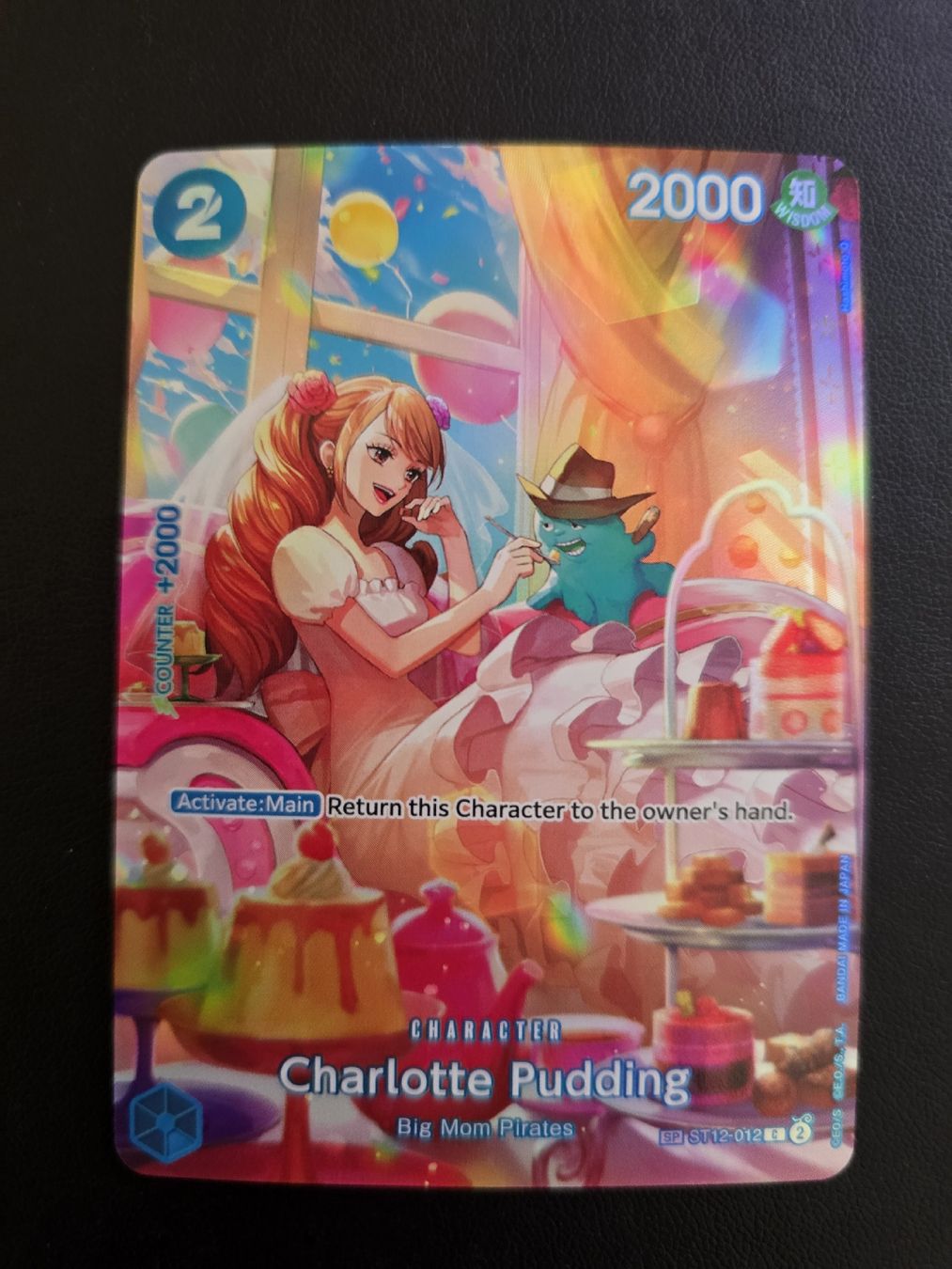 Bandai Carte collezionabili: Carte One Piece Charlotte Pudding SP ST12-012 – Nuovo (secondo la descrizione) da Cointrin venduto da PokeAku