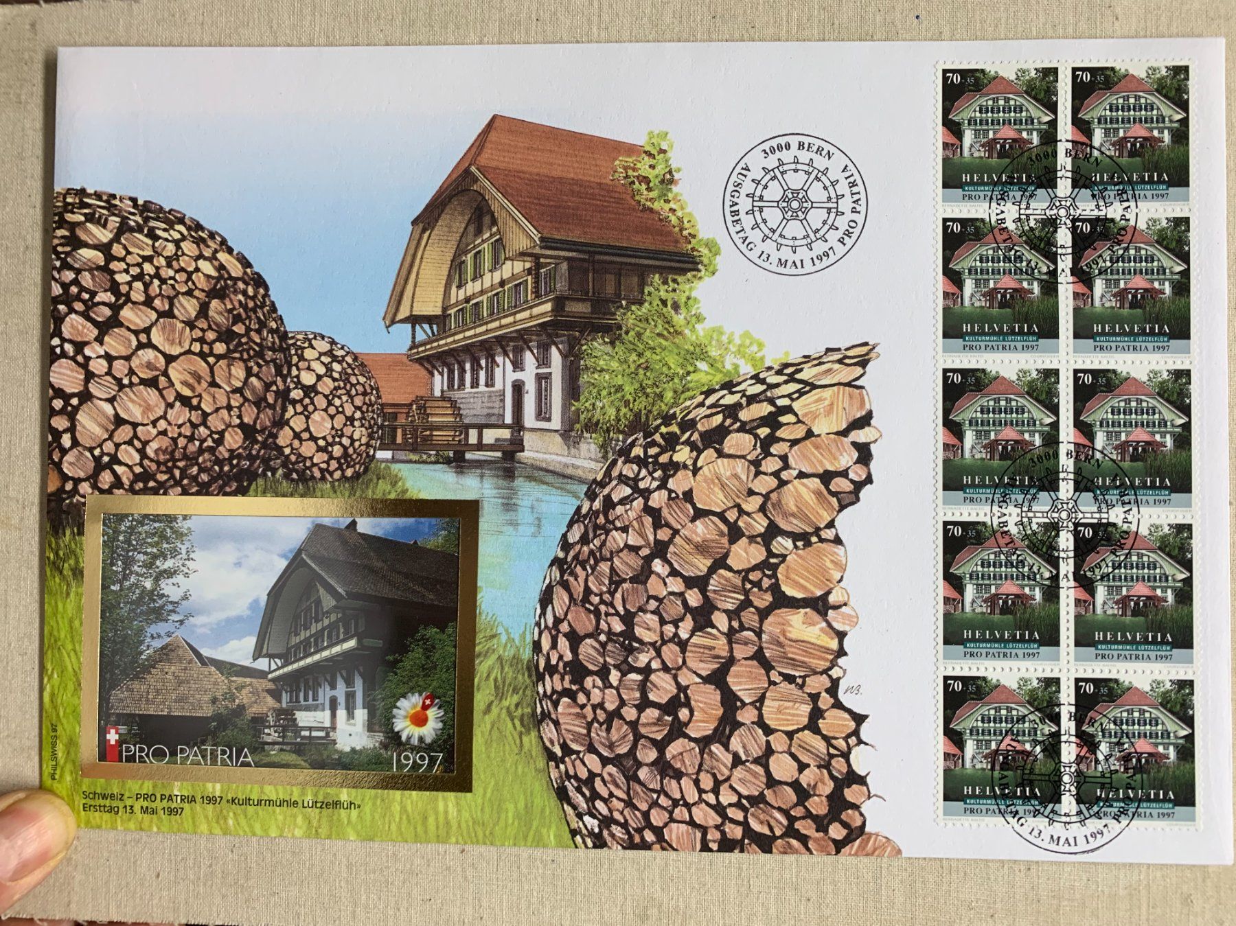Alle Briefmarken: FDC - Pro Patria - 1997 – Gebraucht aus Sorengo von 74in