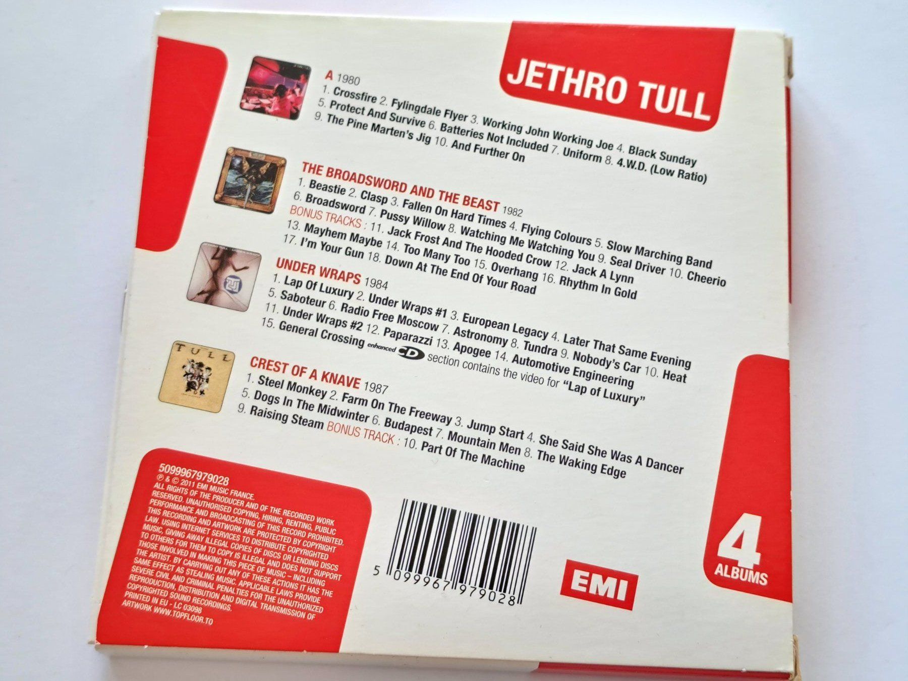 CDs: Cd Jethro Tull - 4 albums – Gebraucht aus Pully von bro_n52j 1