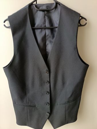 Selected Weste schwarz Gr.46