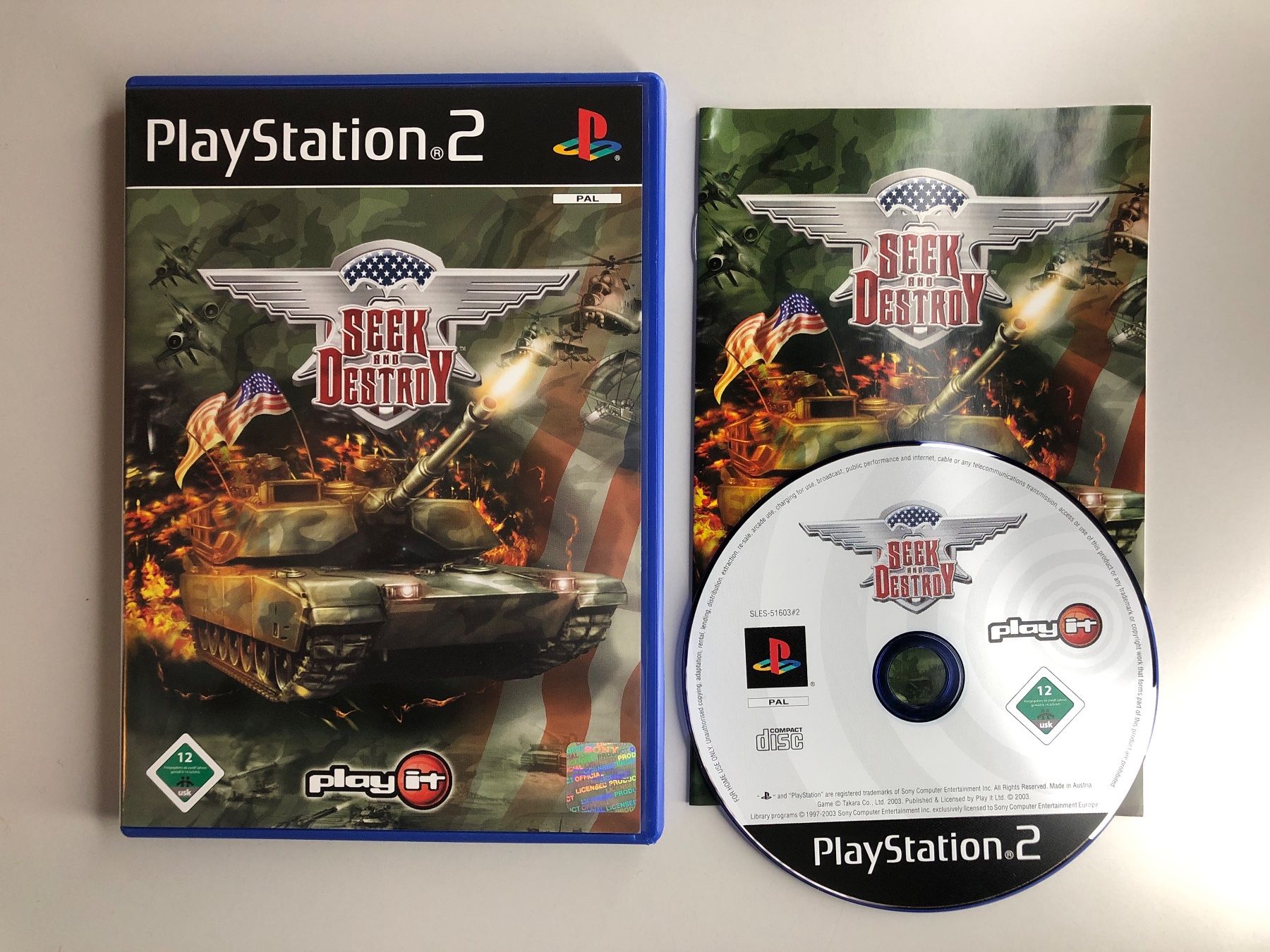 Sony Giochi: Seek and destroy - PS2 – Usato da St.gallen venduto da taduz