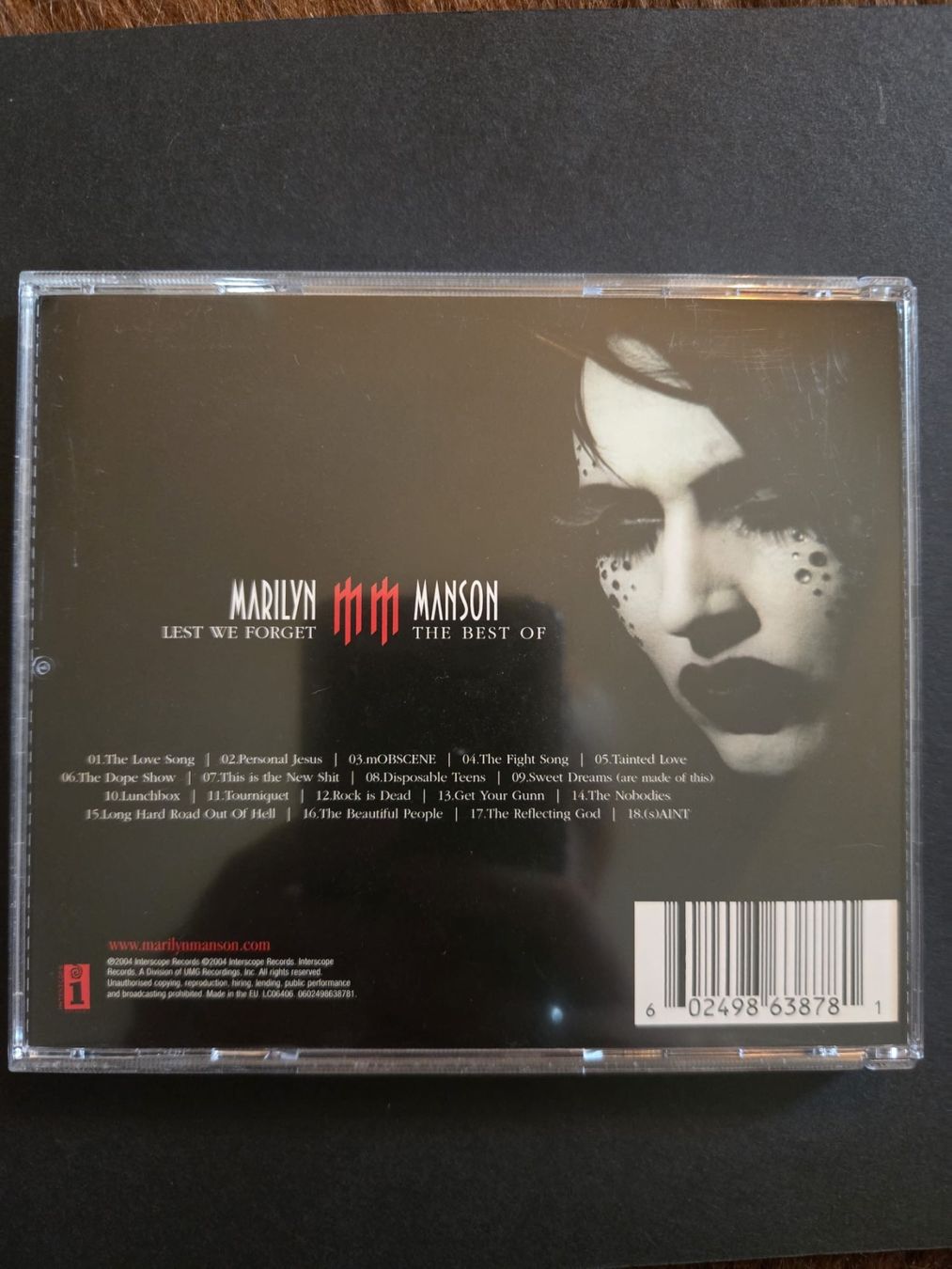 CDs: Marilyn Manson Lest We Forget CD – D'occasion à Esslingen par MaximeNi 1