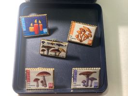PIN's pro juventute 1994, 5 Stück, Briefmarken-Format