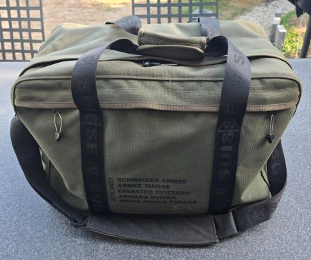 Original Segeltuchtasche der Schweizer Armee