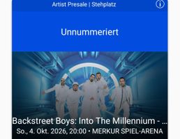 BACKSTREET BOYS 4.10.2026
