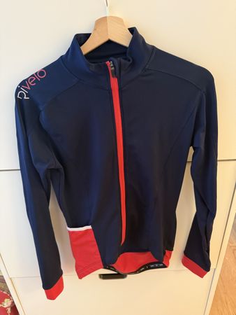 Rivelojacke Damen Blau Rot Grösse S Radsport
