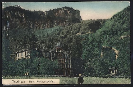 Ansichtskarten: AK Meyringen, Hotel Reichenbachfall – Gebraucht aus Berlin von bartko-reher