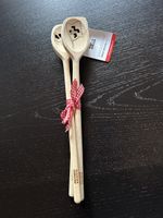 3er Set Kochlöffel Holz, unbenutzt - Gratisversand