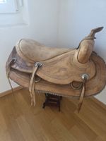 Brauner Western-Sattel