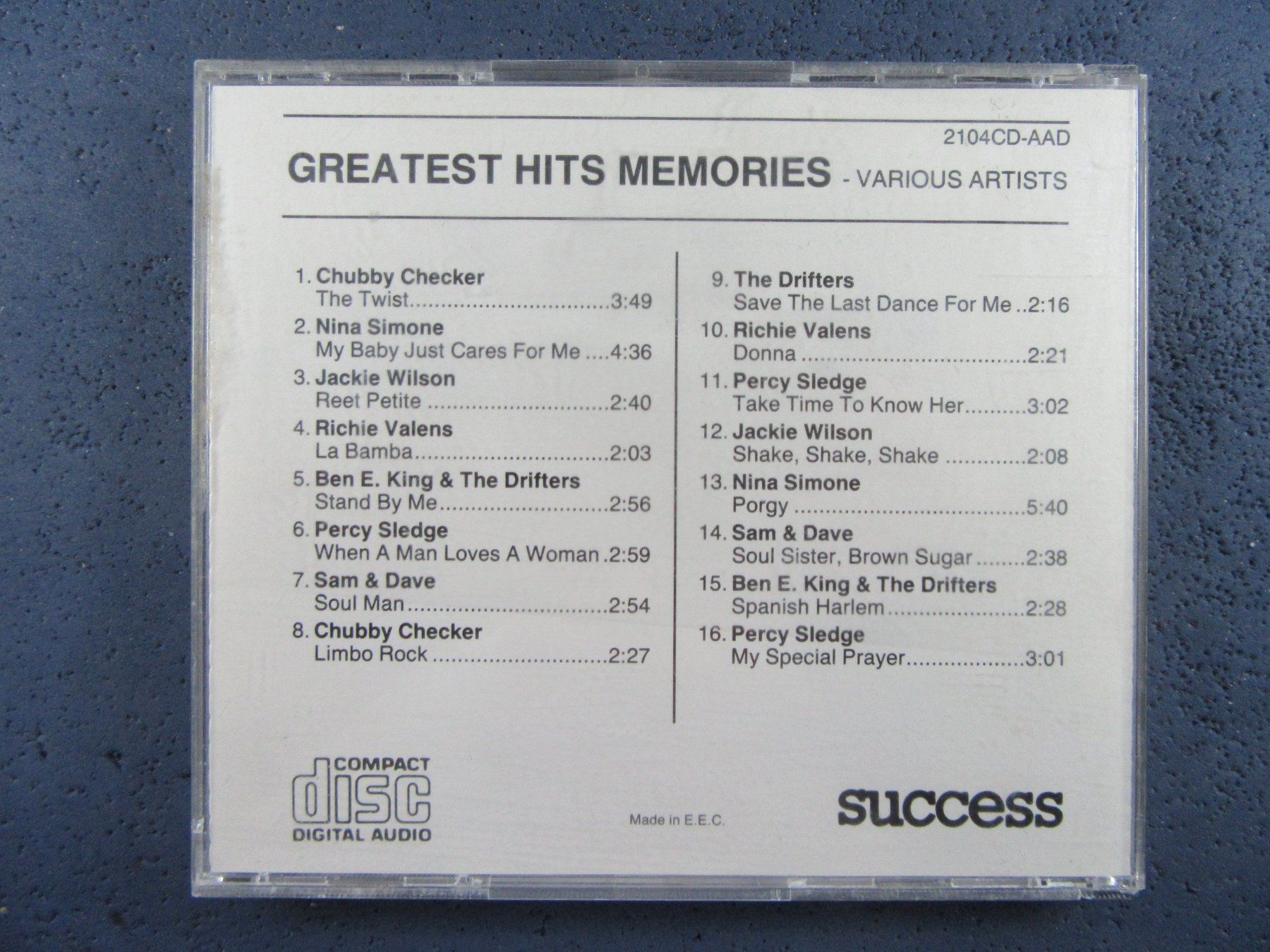 CD: GREATEST HITS MEMORIES CD VARIOUS ARTISTS – Usato da Ettingen venduto da Hausi4711 1