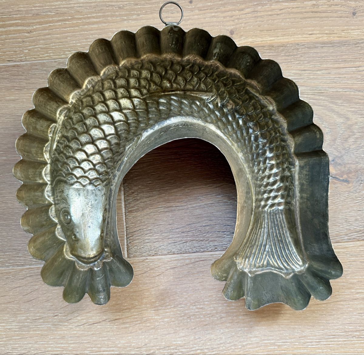 Teglie da forno: Antike Backform Fisch aus Blech 24 cm – Usato da Rothrist venduto da Luckywinner 2
