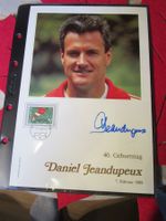 DANIEL JEANDUPEUX FUSSBALLER AUTOGRAMM GALERIE DER PROMINENZ