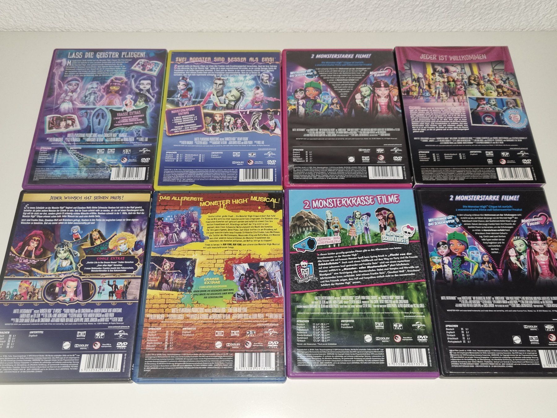 Tutti i DVDs: DVD-Sammlung Monster High – Usato da Ehrendingen venduto da Thomas_2 1