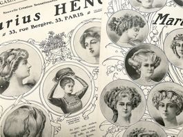 Heng Perücken Perruques - 3  Werbungen / Publicités 1906/09