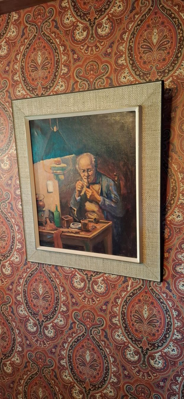 Gemälde: peinture à l'huile – Gebraucht aus Champagne von Lamar0