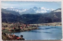 Kurort Lungern mit Wetterhorngruppe