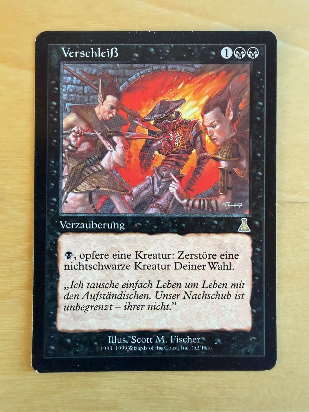 Magic The Gathering Carte collezionabili: Verschleiss // Attrition // Urzas Destiny // Magic – Usato da Binz venduto da Tempelritter