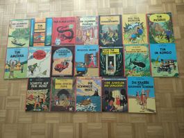 Tim und Struppi Comic-Hefte 19 Stück guter Zustand