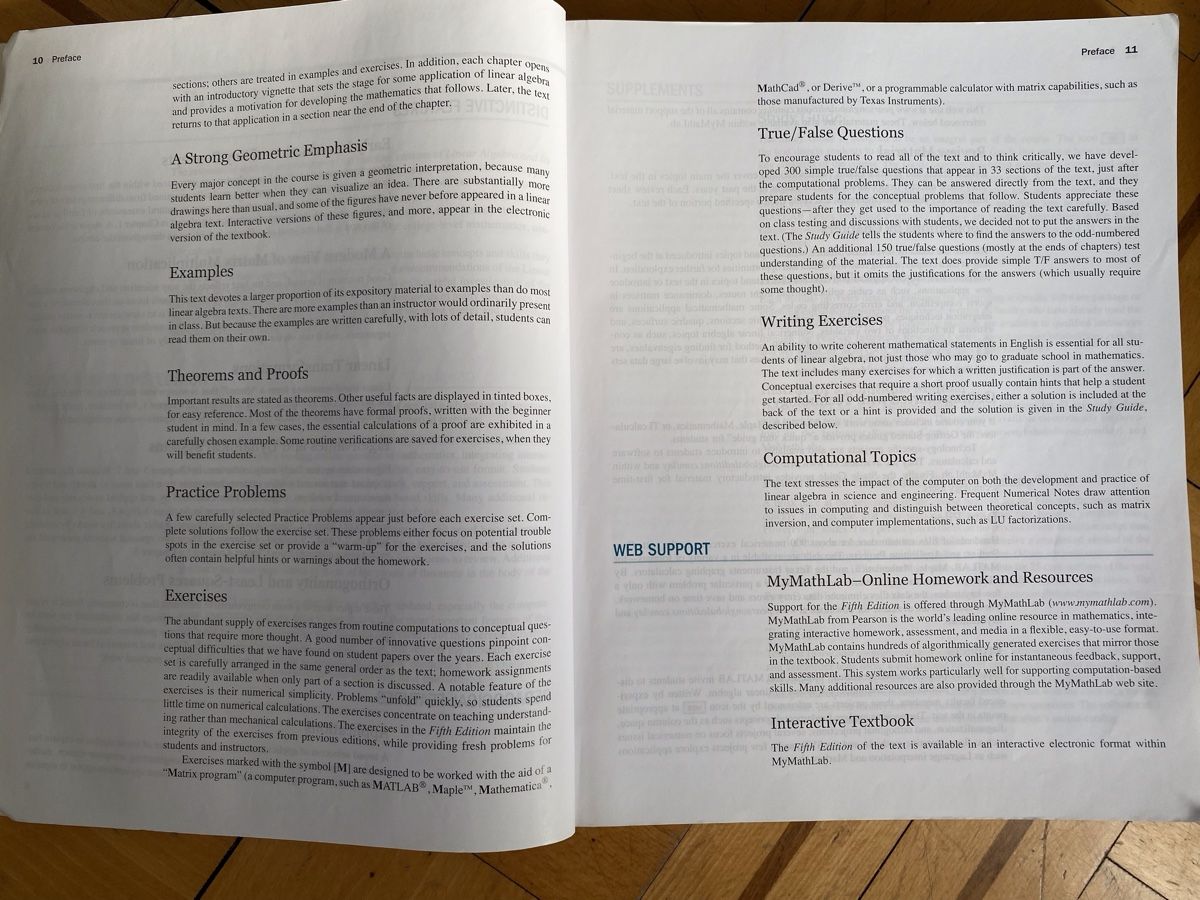 Libri: Linear Algebra and its Applications von David C. Lay – Usato da Rorschach venduto da Fliegenflieger 6