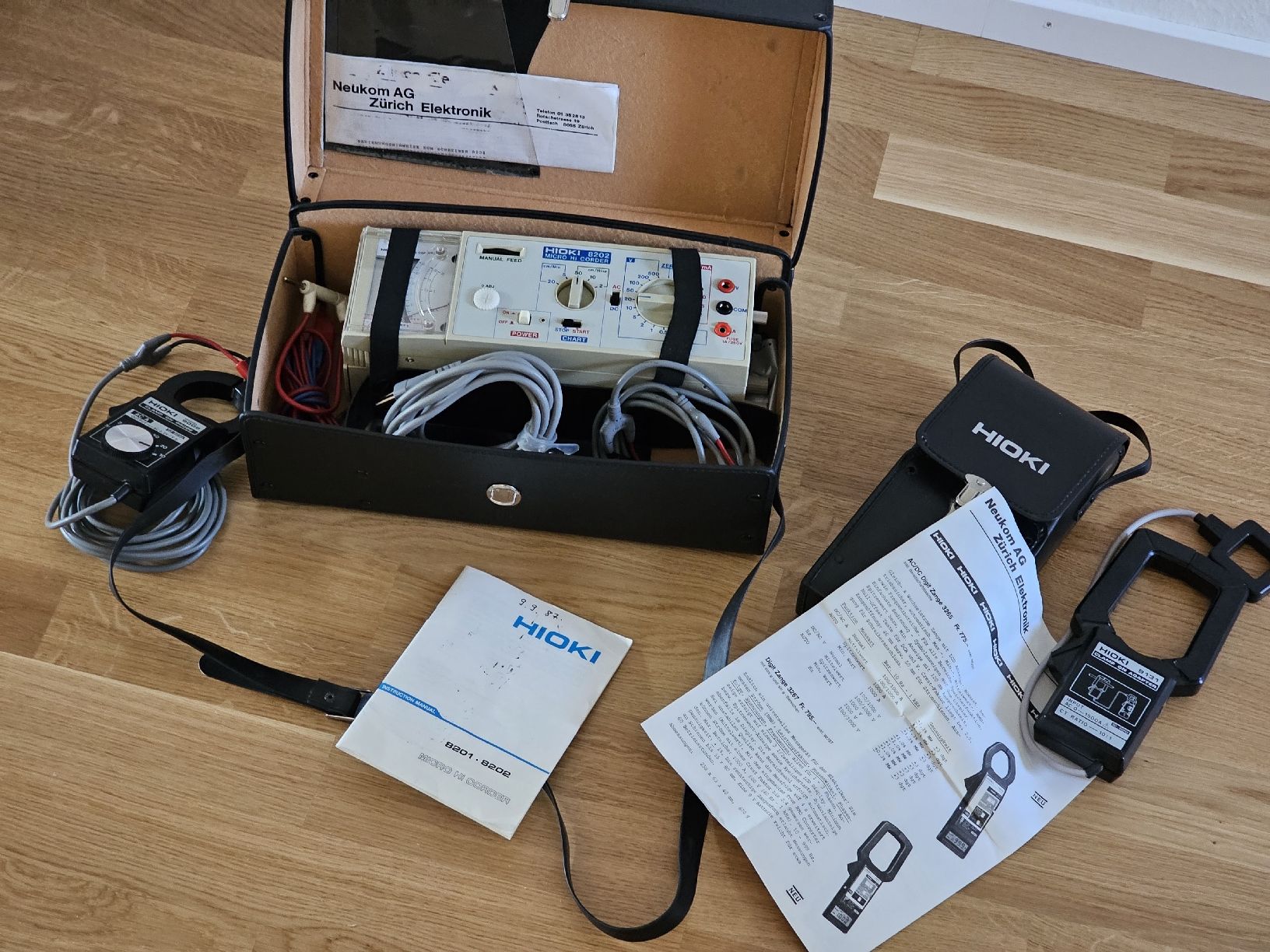 Misurare: HIOKI 8202 MICRO HI CORDER mit Zange 9008 – Usato da Baden venduto da rob_grh6 8