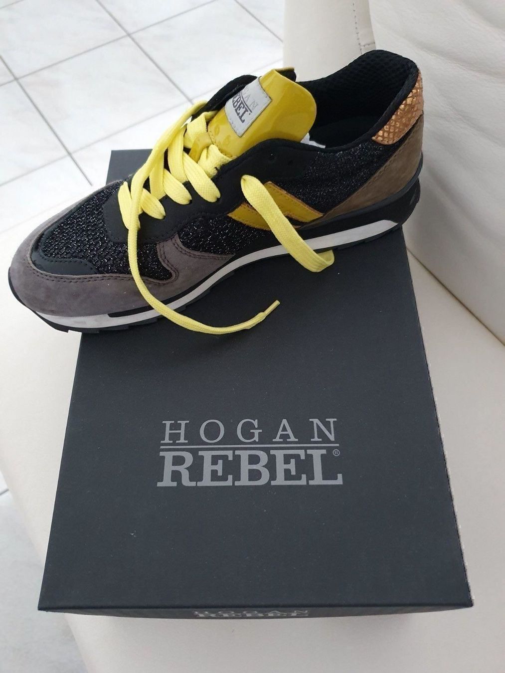 Hogan Damenschuhe: Hogan Rebel Interactive Mis.38 – Neu und originalverpackt aus Davesco-Soragno von dvf_7h6d 3