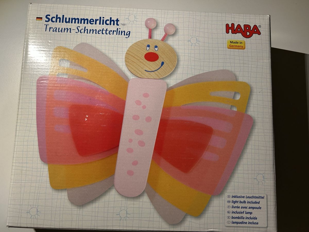 Haba Lampen: Nachtlicht Traum-Schmetterling – Gebraucht aus Rümligen von Rets 1