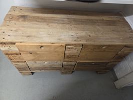 Pallettenmöbel 120×45×44