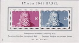 1948, W31 (IMABA, Nr.6 der Serie) postfrisch **, Kat:100.-+