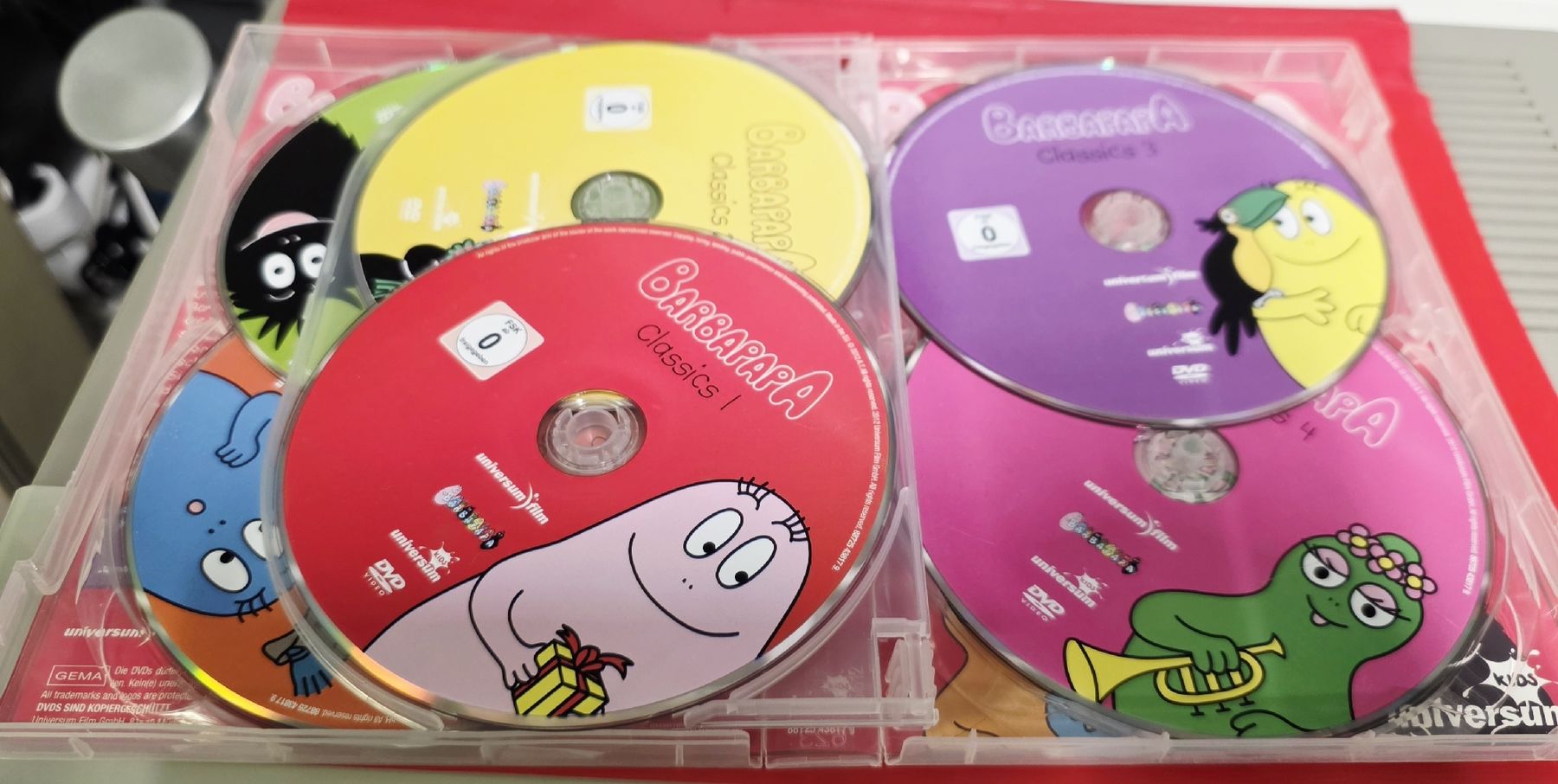 Tutti i DVDs: Barbapapa 6-DVD Komplettbox – Usato da Reinach BL venduto da _MasterK_ 3