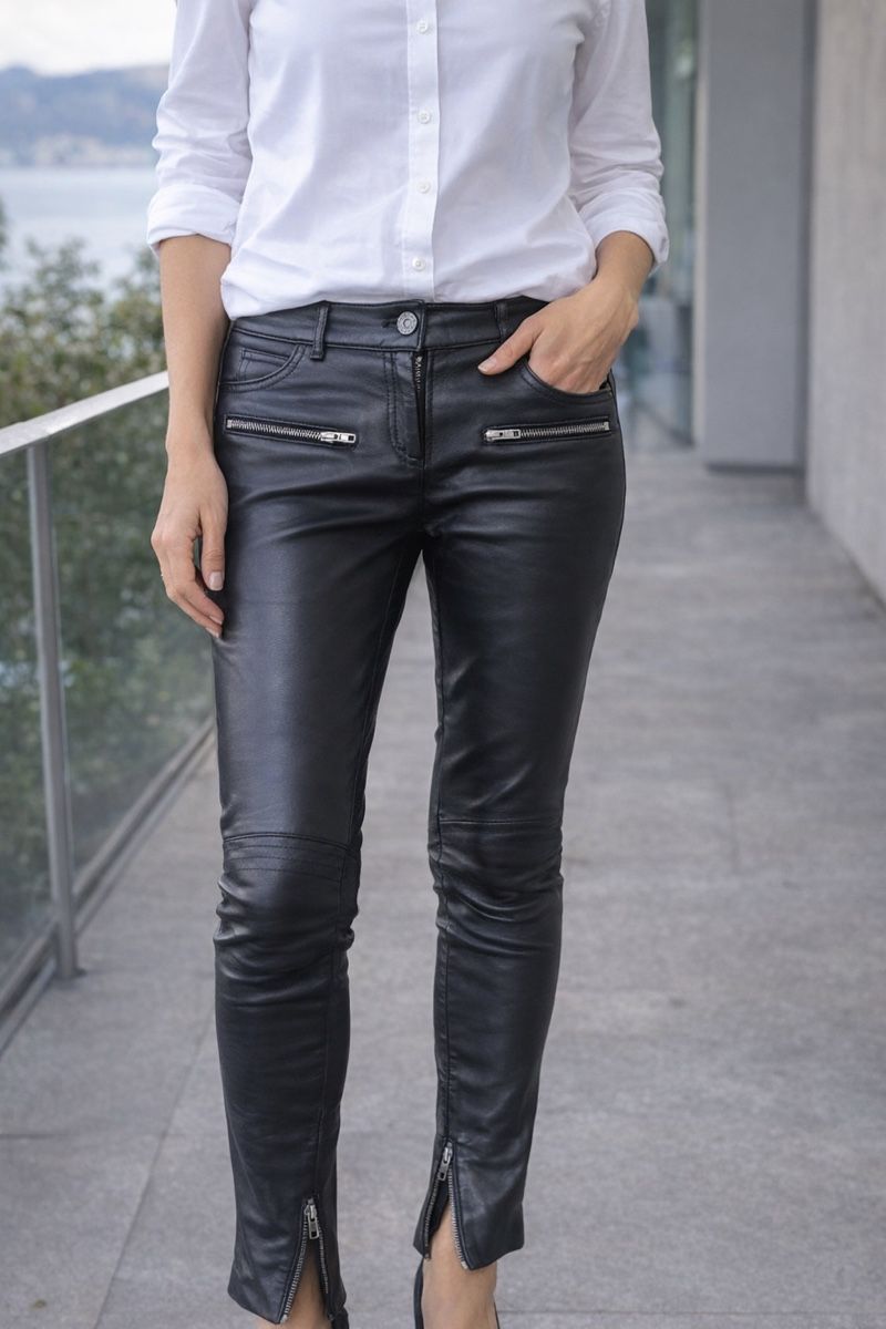 Pantaloni: Pantaloni in pelle – Usato da Lugano venduto da fer_ckb9