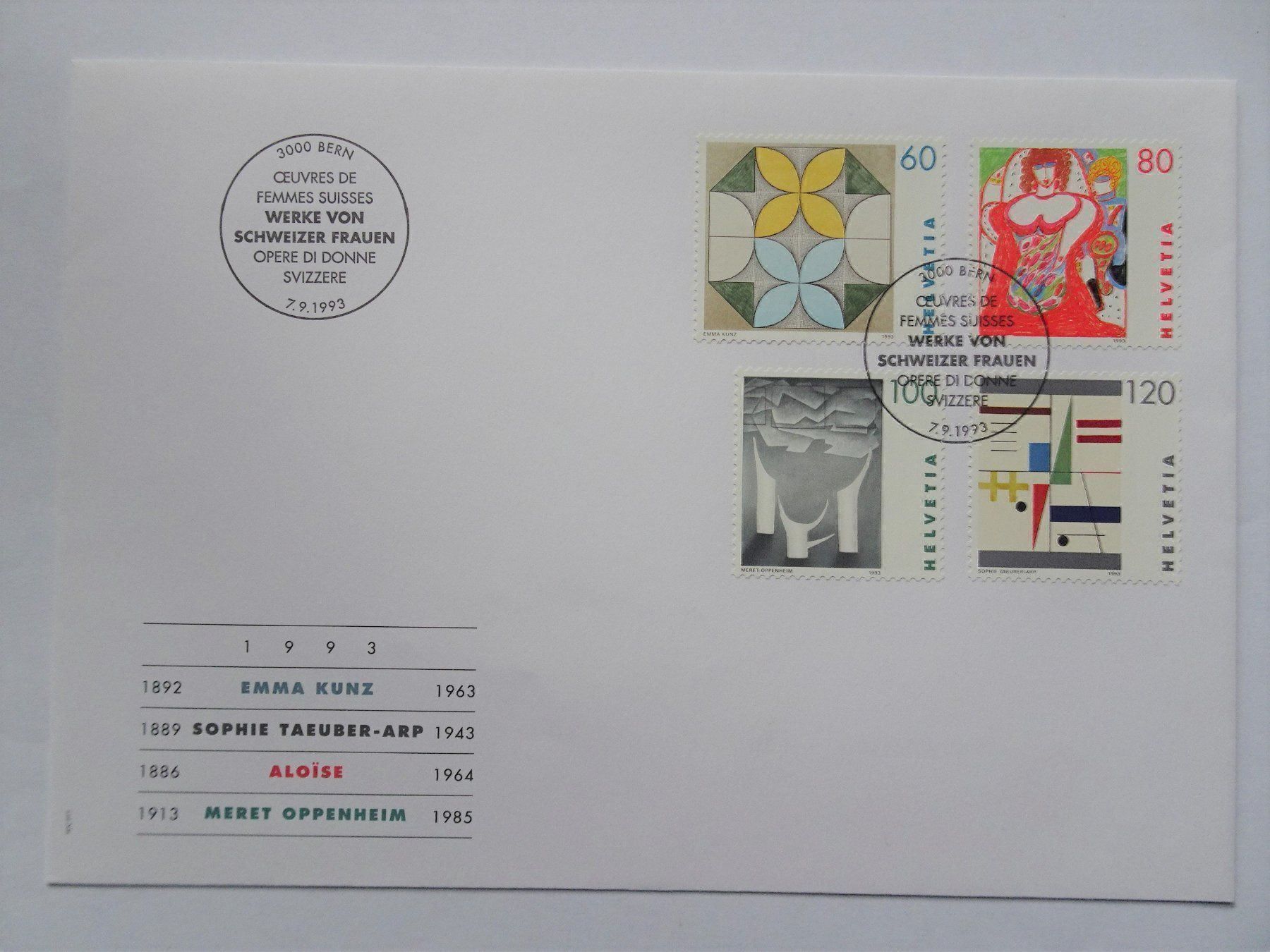 Alle Briefmarken: 1993 – Neu (gemäss Beschreibung) aus Aadorf von Chnorli-Furz