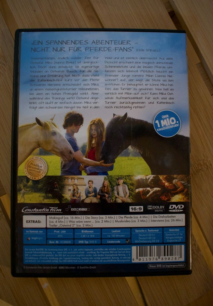 Tous les DVDs: OSTWIND 2 – D'occasion à Eschikofen par anj_98vh 1