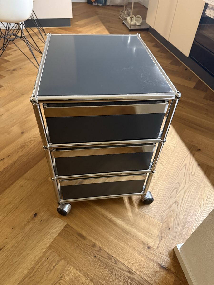 USM Korpus: USM Haller Rollcontainer anthrazit - guter Zustand – Gebraucht aus Pfaffnau von Michi93Z 2