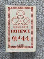 SAMJAC Patience Spielkarten Nr. 44 Vintage 6.5x4.4cm