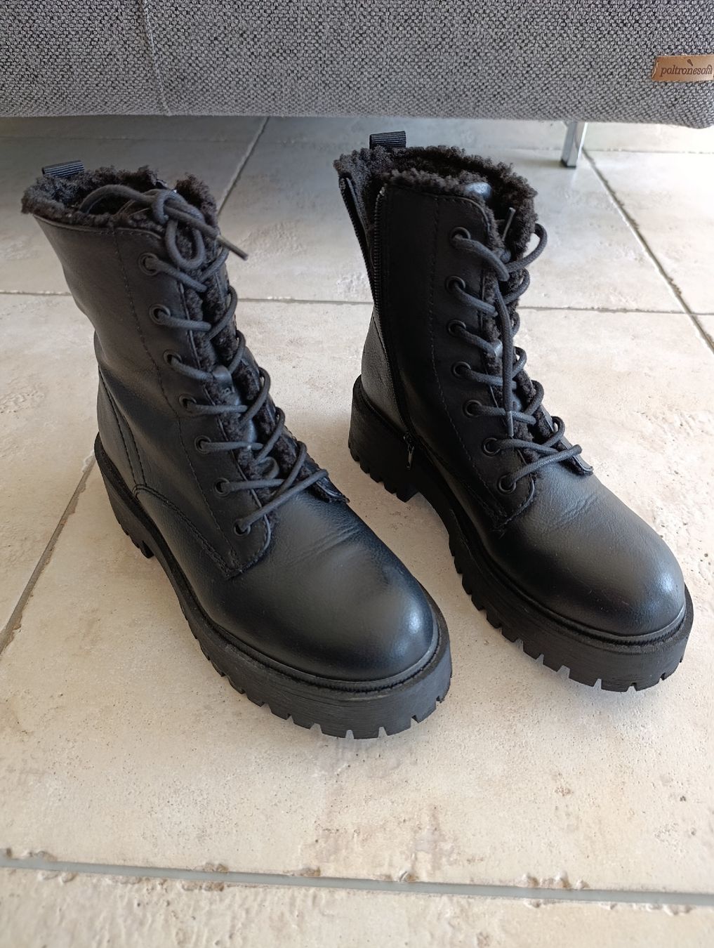Dosenbach Scarpe da donna: BOTTINES CATWALK NOIR FOURRÉES 38 – Usato da Sierre venduto da shirley04