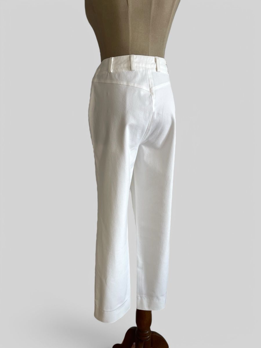 Globus Pantaloni: GLOBUS ESSENTIALS Hose Gr. 38 / Weiss – Usato da Zürich venduto da Recode.Fashion 2