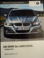Prospekt Preisliste und Ausstattung BMW 3er Limousine 2010